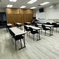 Another view of the training classroom, with room for members to take courses on site.